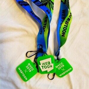 Comicon webtoon 2019 lanyards